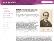 Tablet Screenshot of antroposoofia.ee